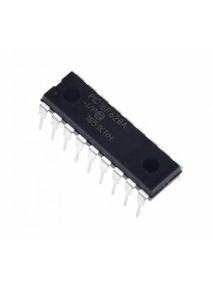 Microcontrolador PIC16F628A-I/P - Microcontrolador 8 bits CMOS Microchip encapsulamento DIP 18 pinos